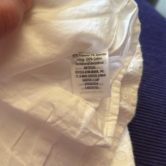 Janie and Jack size 4 shorts and top (eyelet but not quite) - Picture 6 of 6